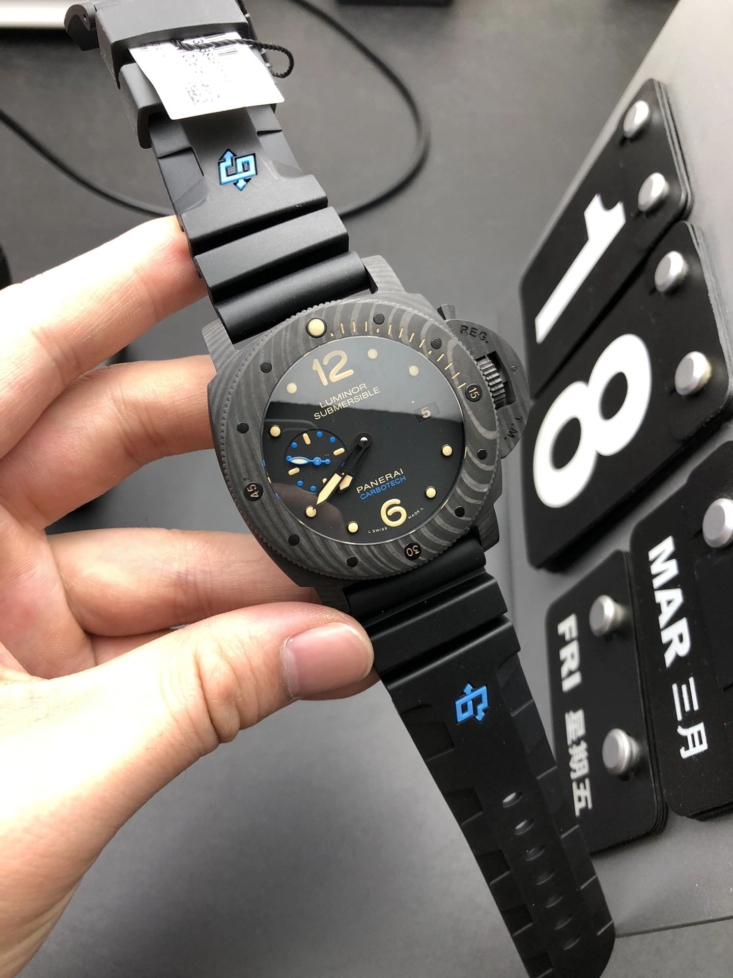 Minimalist CBD Factory Panerai Submersible 1950 Carbotech 47mm PAM00616 1:1 Super Clone – DDP.9000 Movement 399
